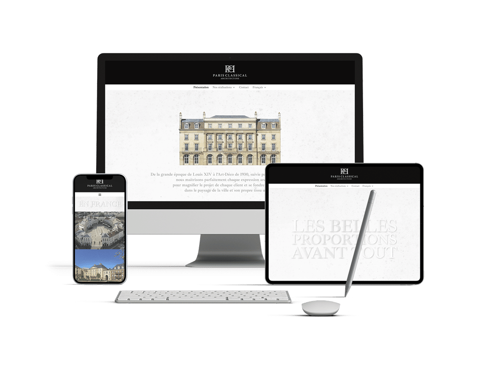 site vitrine architecte web designer